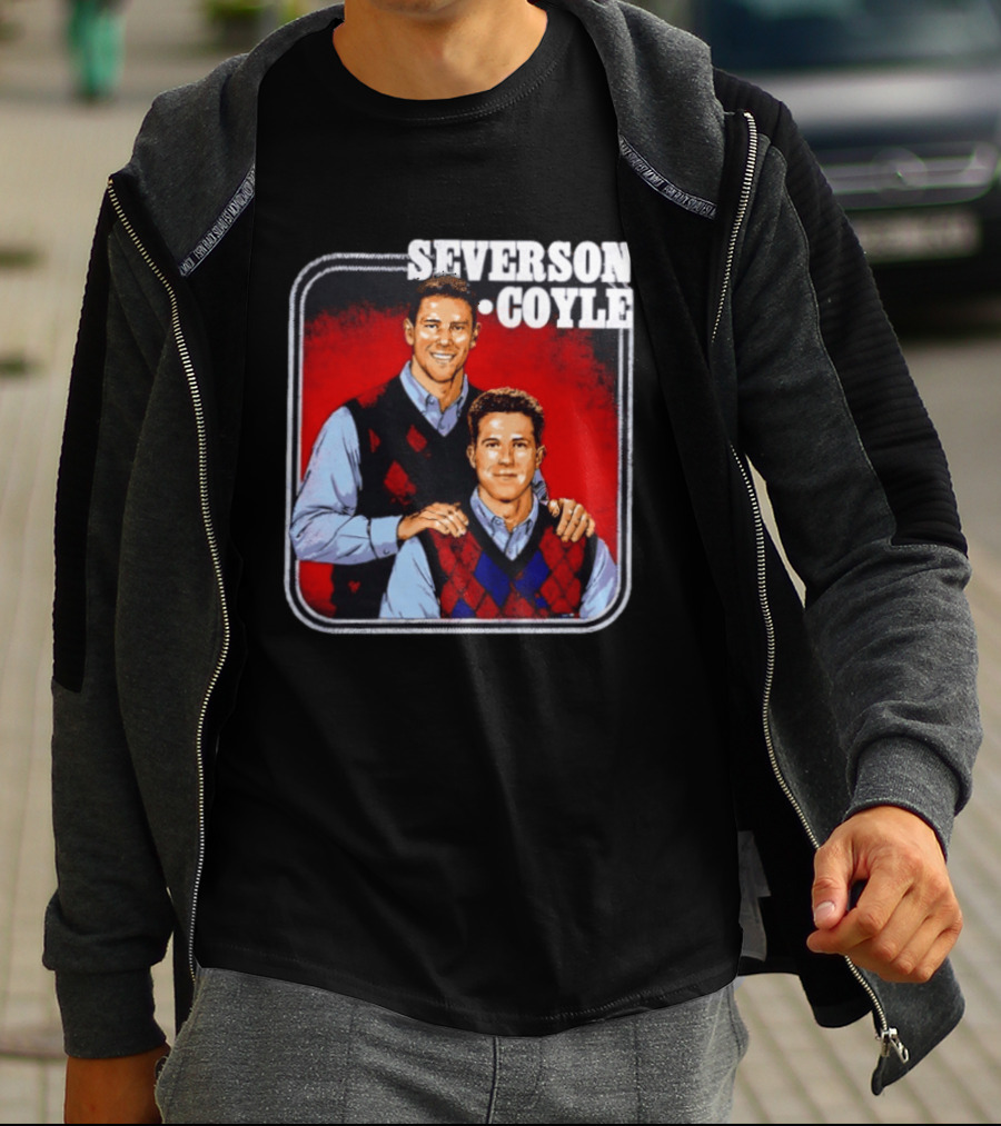 Severson Coyle Columbus Blue Jackets Step Brothers T-Shirt