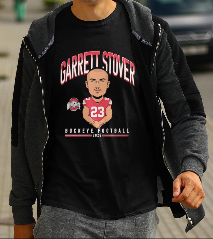 Garrett Stover Buckeye Football 2023 Ohio State 23 T-Shirt