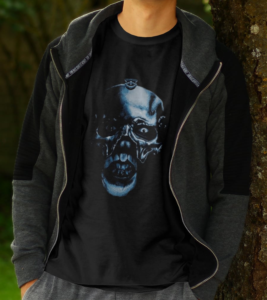 Impericon Ghost Skull Face Creepy Horror Teef T-Shirt