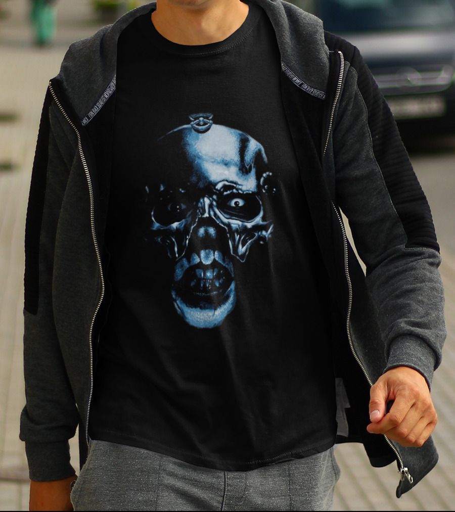 Impericon Ghost Skull Face Creepy Horror Teef T-Shirt