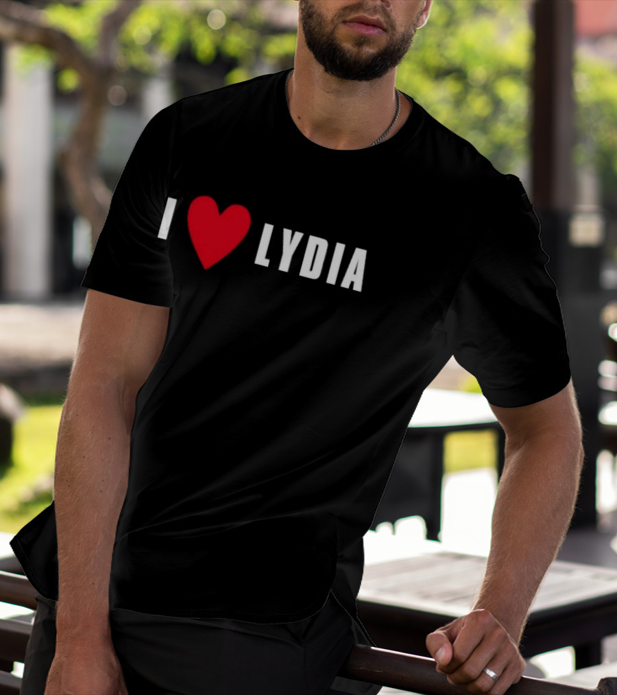 Kori King I Love Lydia Heart T-Shirt