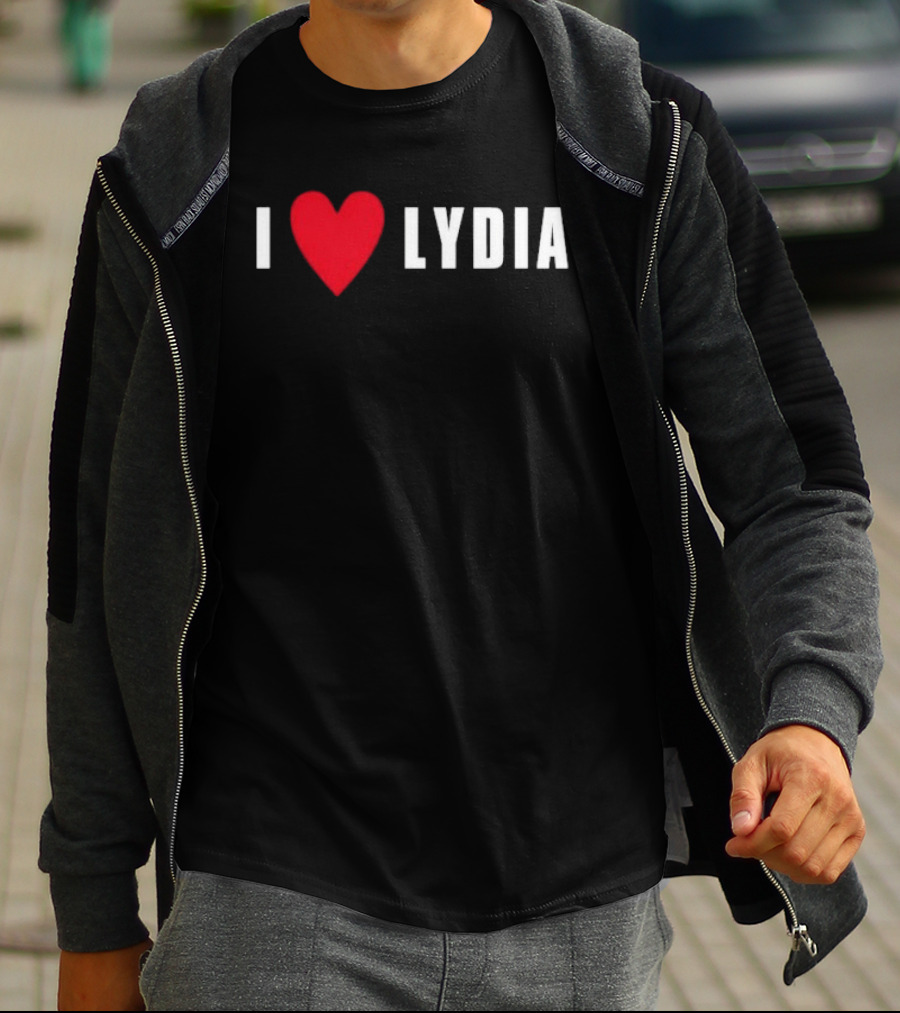 Kori King I Love Lydia Heart T-Shirt