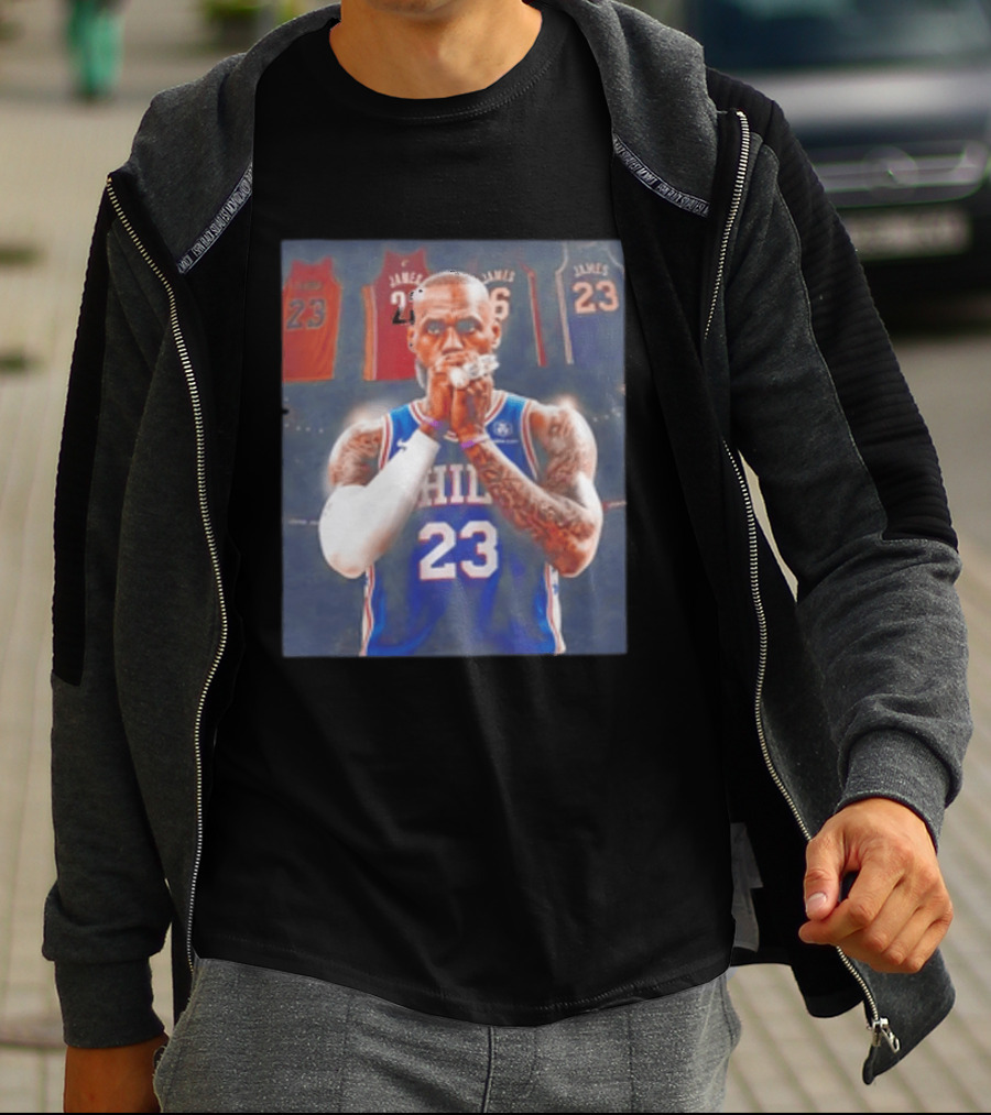 LeBron James Rings Los Angeles Lakers 23 Jerseys 76ers 23 T-Shirt