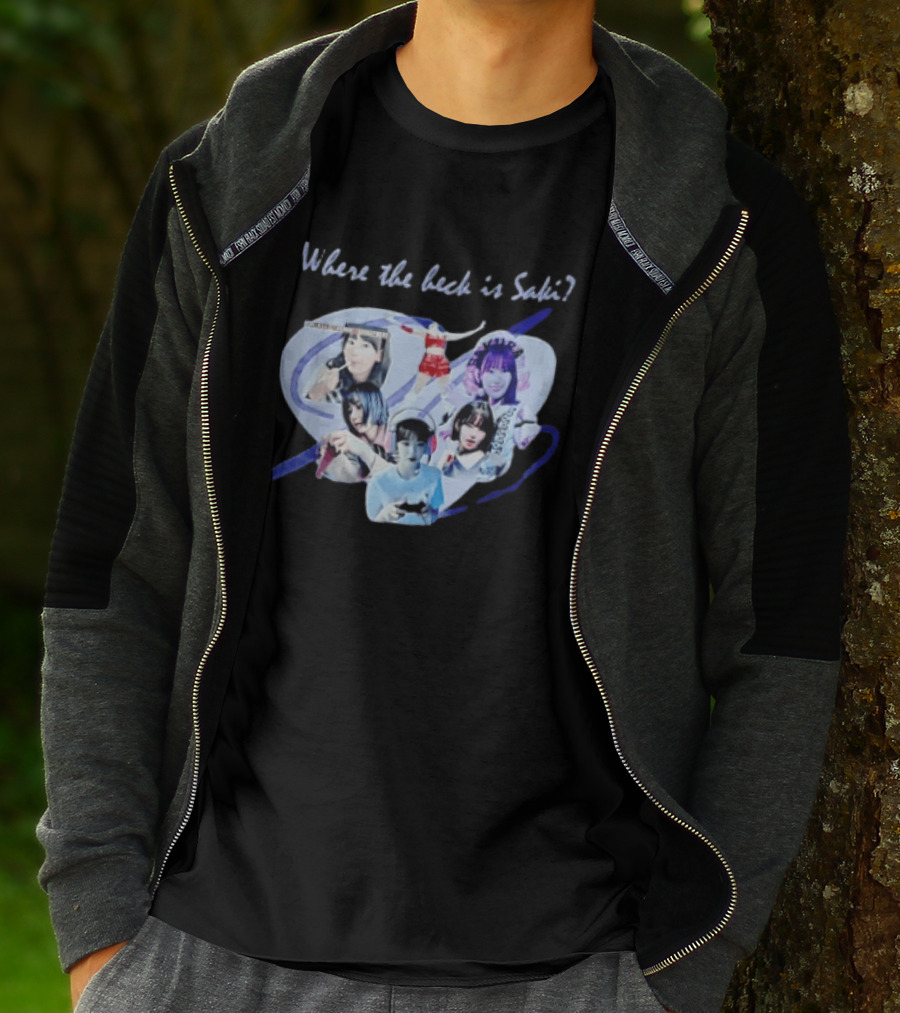 Saki Sakura Where The Heck Is Collage Of Female Idol Photos Miyawaki T-Shirt