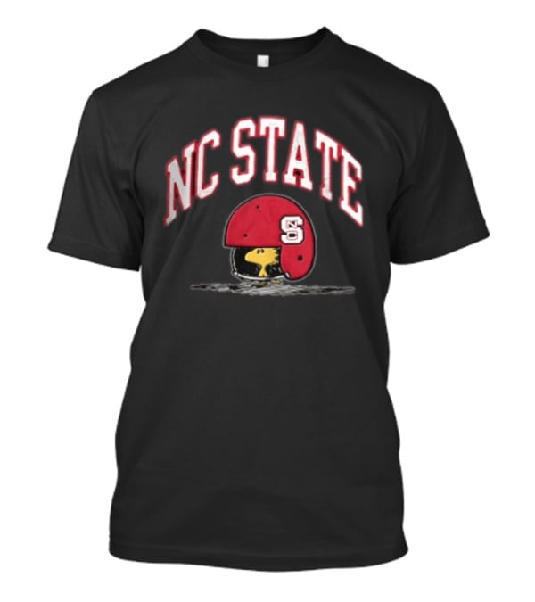 NC State Woodstock Football Helmet Cartoon Peanuts T-Shirt