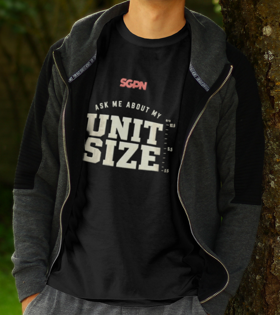 Sgpn Ask Me About My Unit Size Betting Odds Scale T-Shirt
