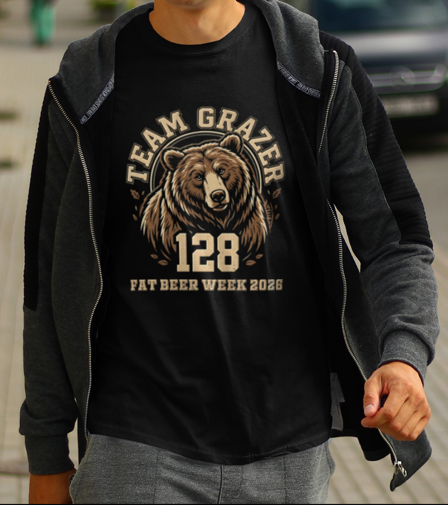 Team Grazer 128 Fat Bear Week 2026 T-Shirt