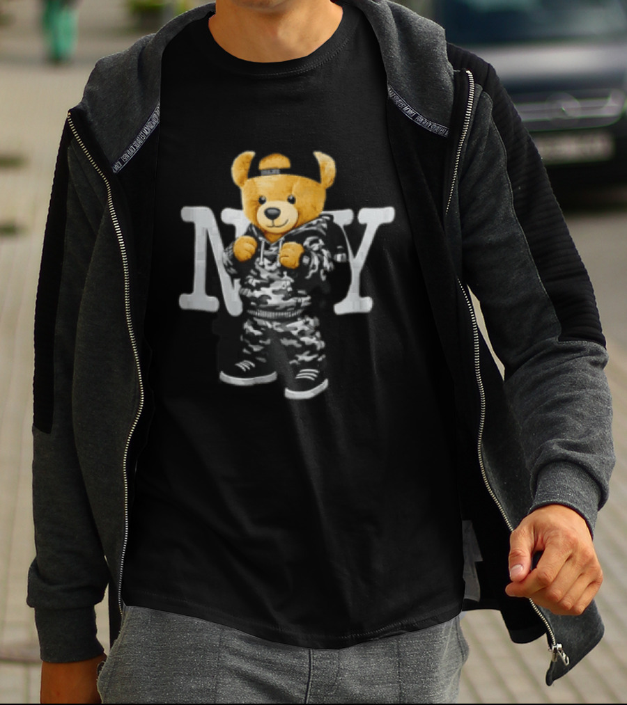 Teddy Bear Camouflage NY T-Shirt