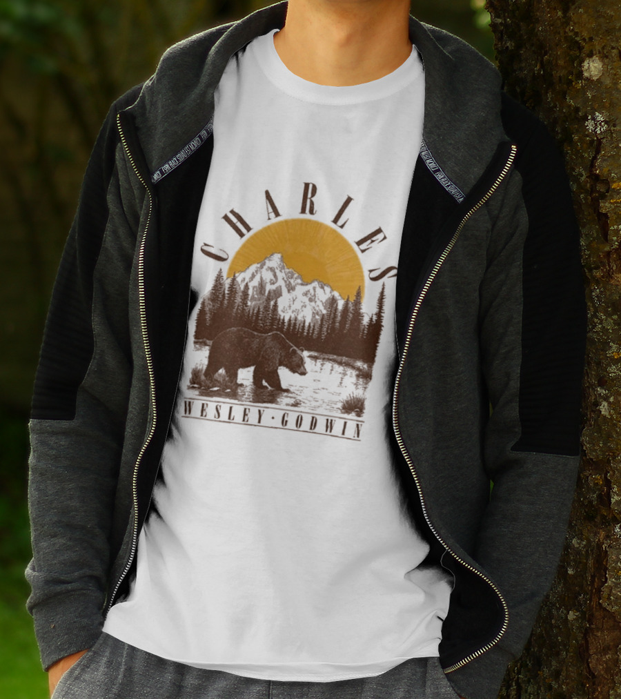 Charles Wesley Godwin Bear Mountain Sunset Forest T-Shirt