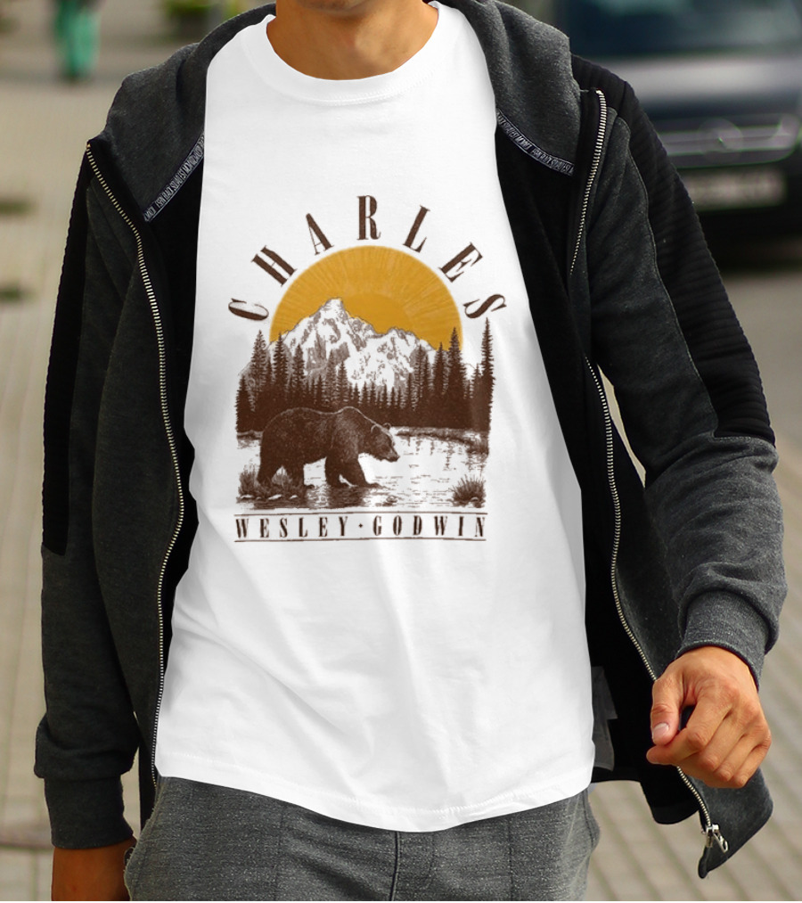Charles Wesley Godwin Bear Mountain Sunset Forest T-Shirt