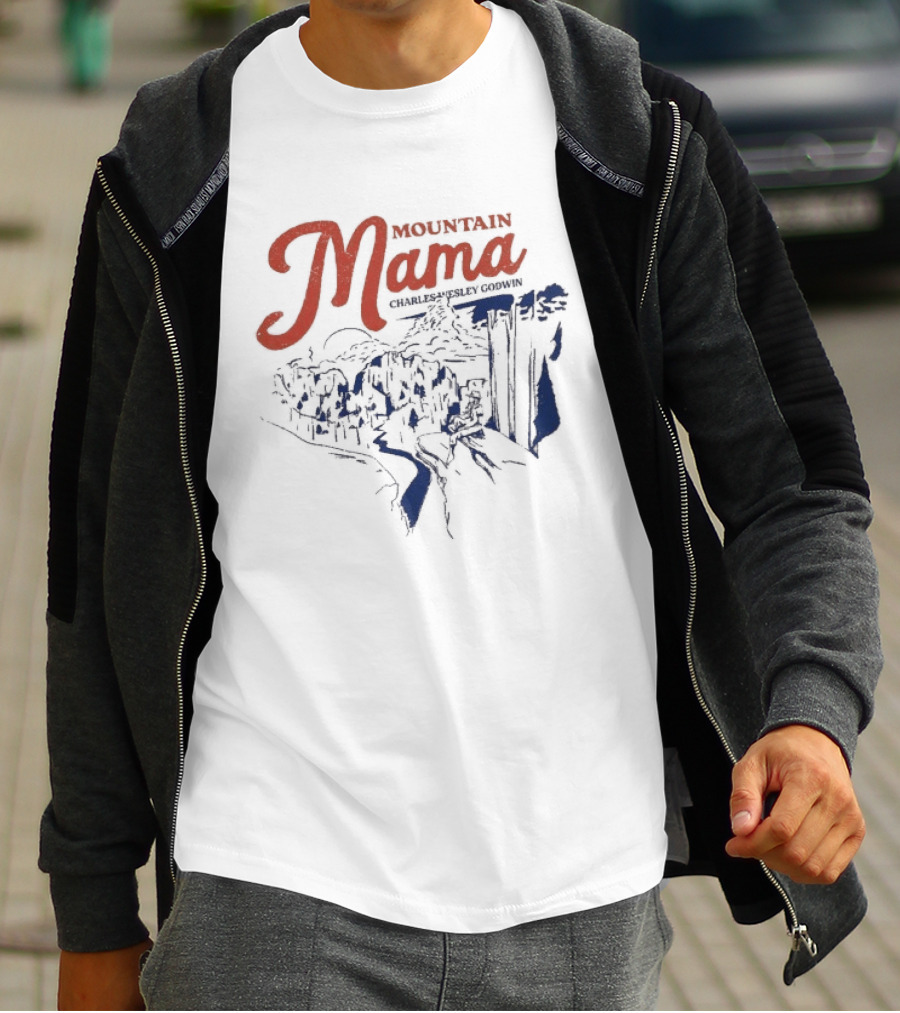 Charles Wesley Godwin Mountain Mama Scenic Countryside T-Shirt