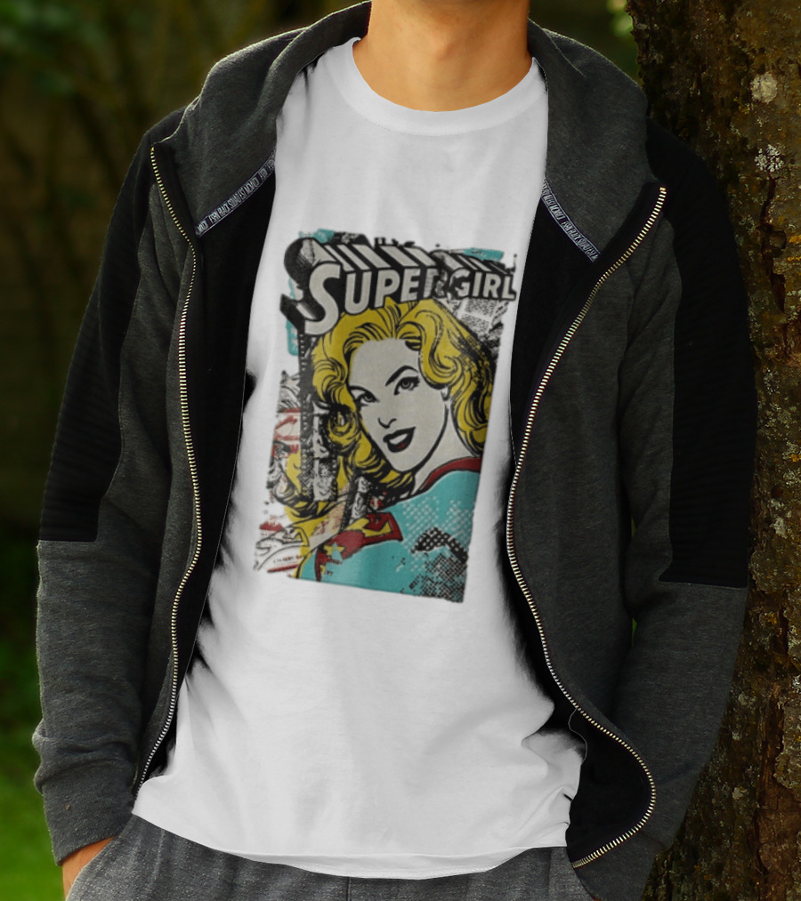Supergirl DC Comics Blonde Woman Pop T-Shirt