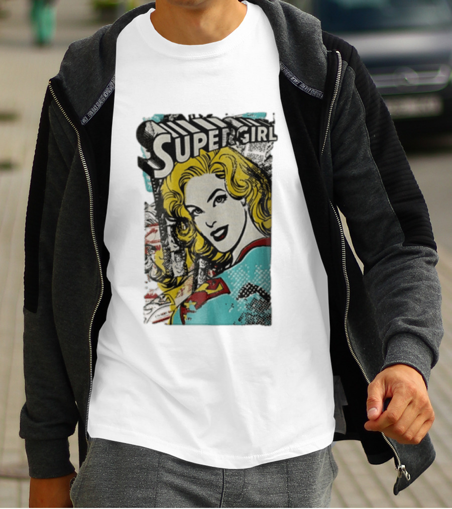 Supergirl DC Comics Blonde Woman Pop T-Shirt