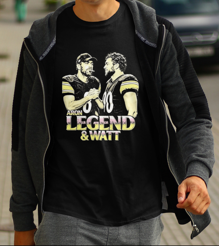 Aron Legend And Watt Steelers Connection T-Shirt
