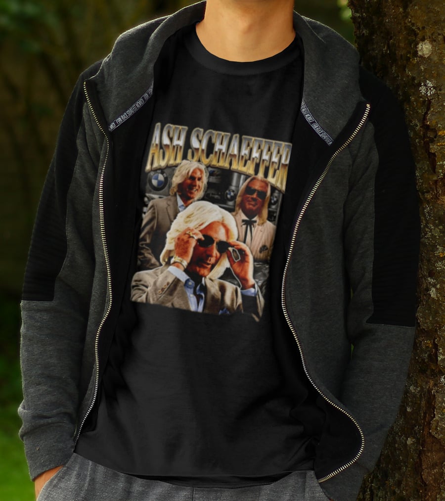 ASH SCHAEFFER Bootleg BMW Sunglasses Suit T-Shirt