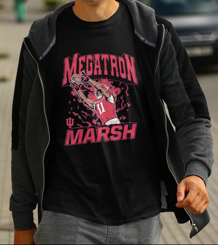 Megatron Marsh Indiana Hoosiers No 11 Football T-Shirt