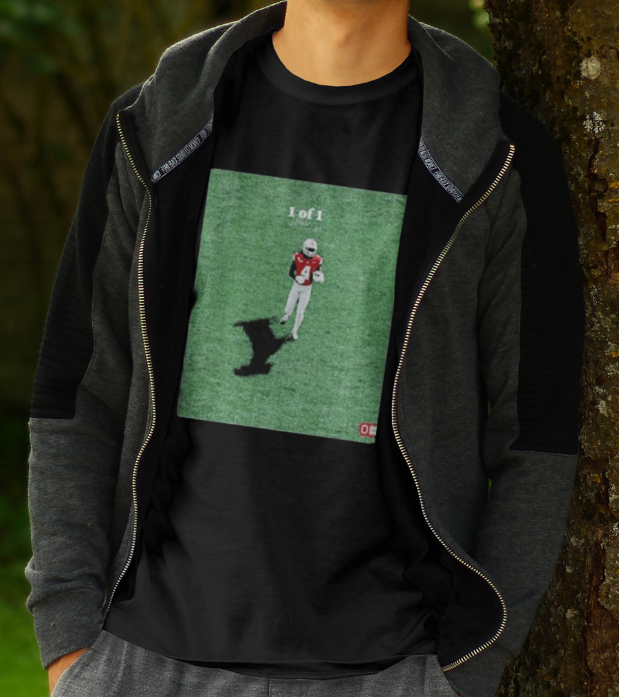 1 Of 1 Jeremiah Smith Ohio State Buckeyes Goat Shadow Football T-Shirt