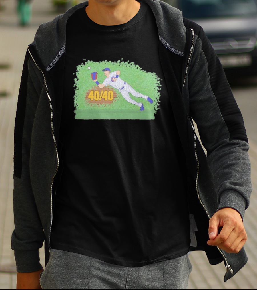 Pete Crow Armstrong 40 40 Chicago Cubs Diving Catch T-Shirt