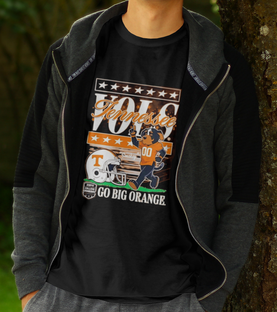 Tennessee Vols Smokey Go Big Orange ESPN College Gameday T-Shirt
