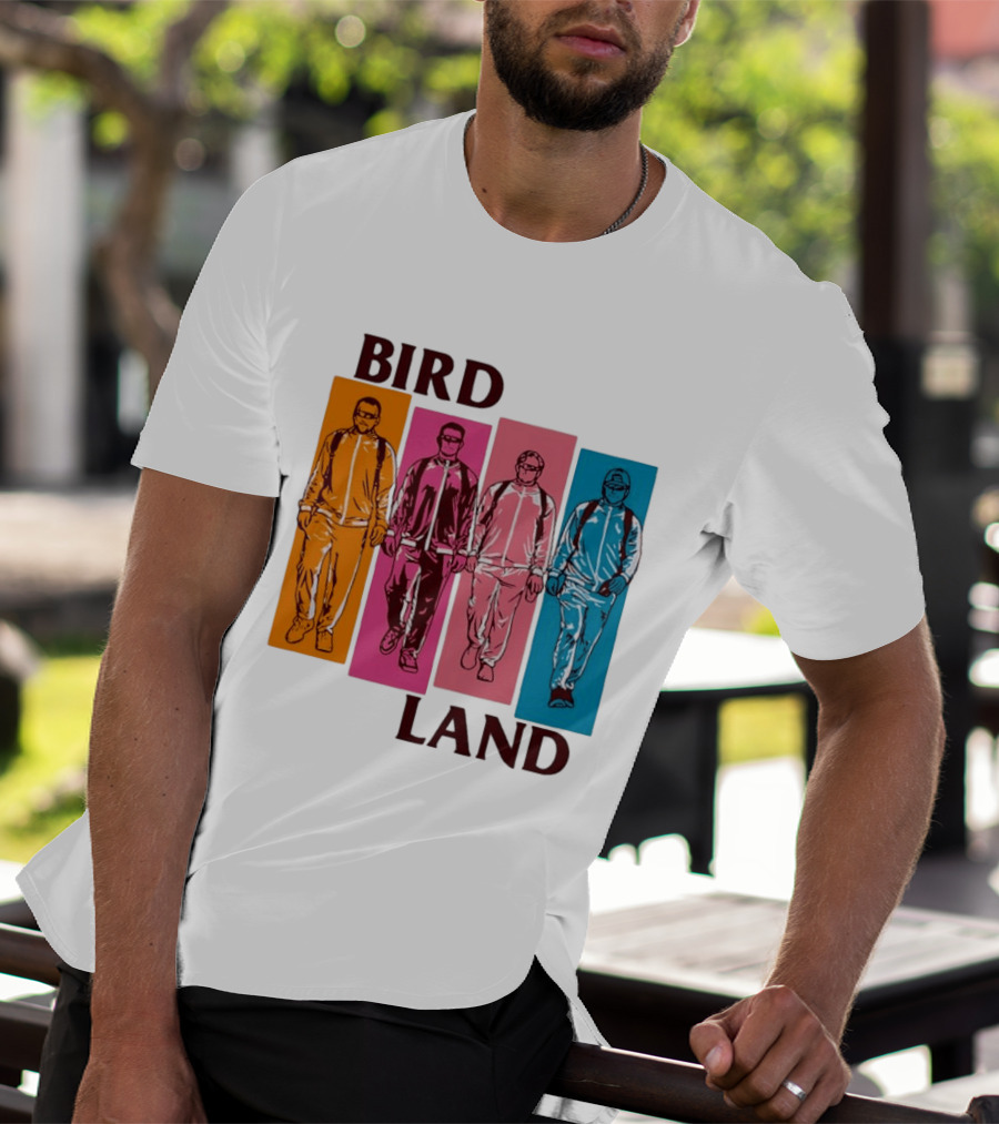 Baltimore Orioles Birdland Colorful Walking Figures T-Shirt