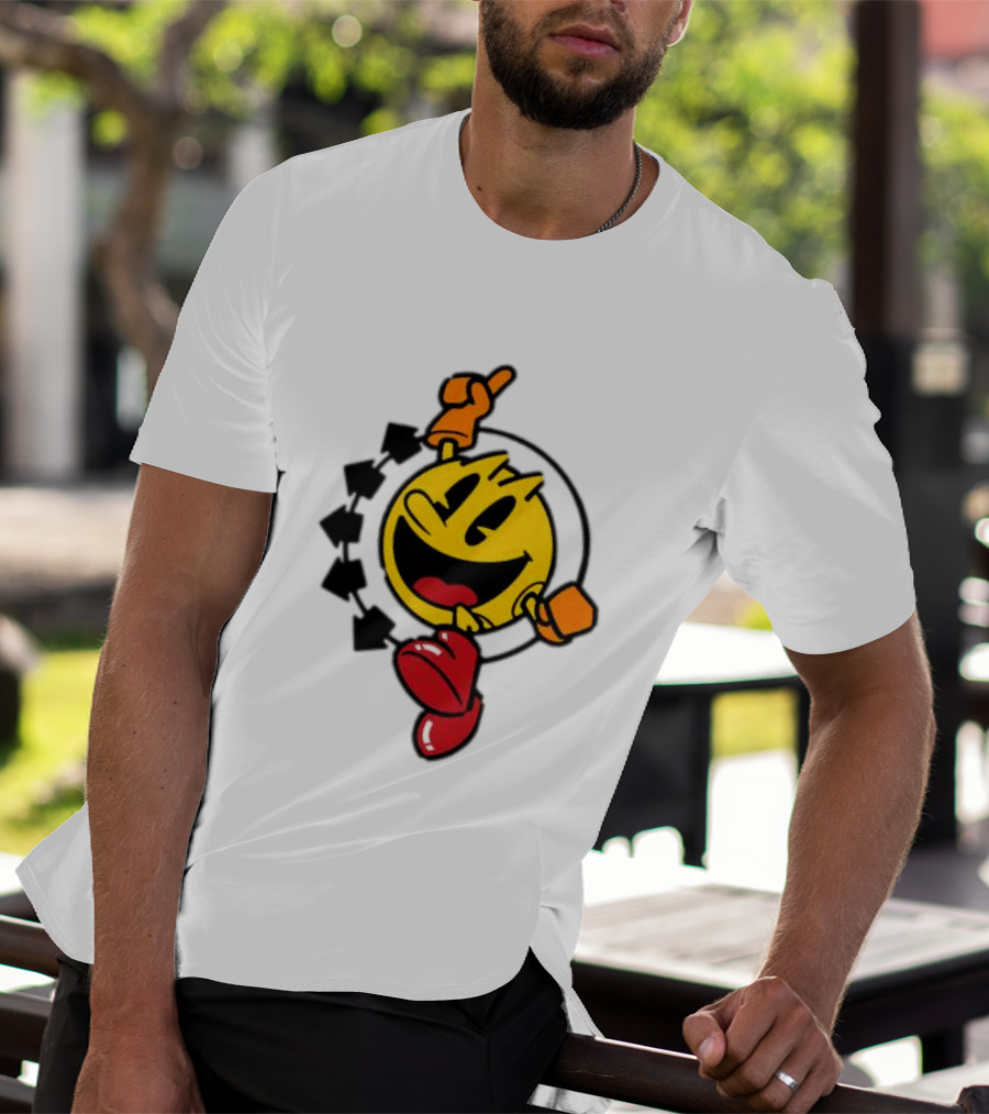 Pac Man X Blink 182 Smiley Collaboration T-Shirt
