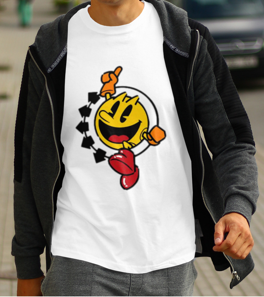 Pac Man X Blink 182 Smiley Collaboration T-Shirt