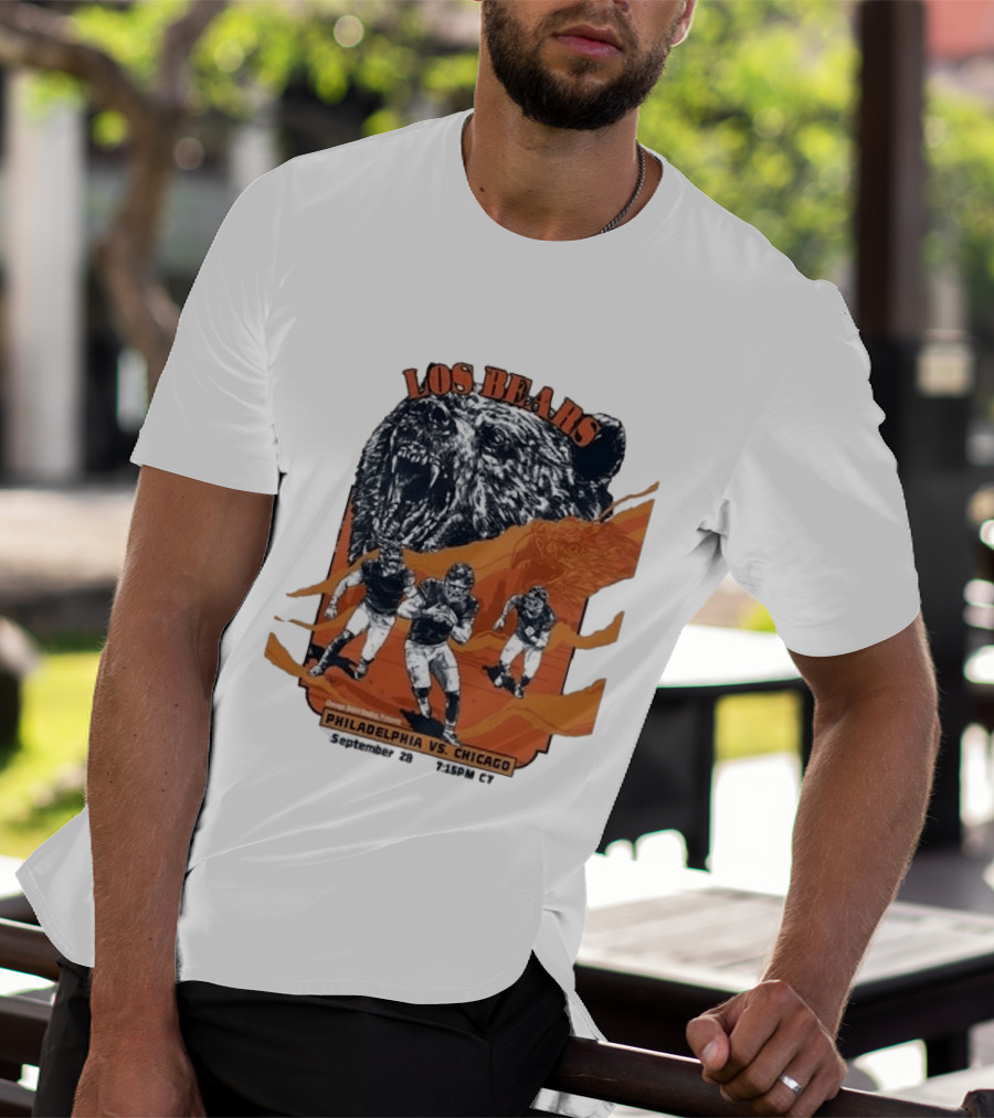 Philadelphia Eagles Vs Chicago Los Bears September 28 2026 Soldier Field Week 3 1:15 PM T-Shirt