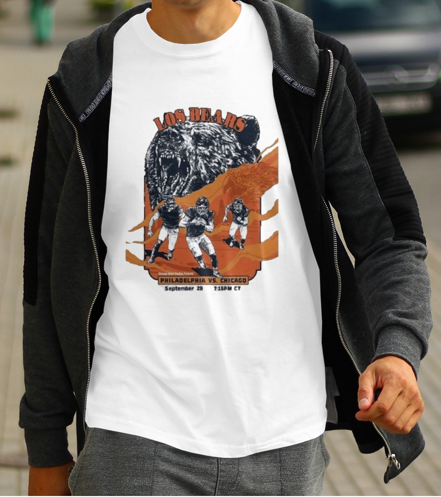 Philadelphia Eagles Vs Chicago Los Bears September 28 2026 Soldier Field Week 3 1:15 PM T-Shirt