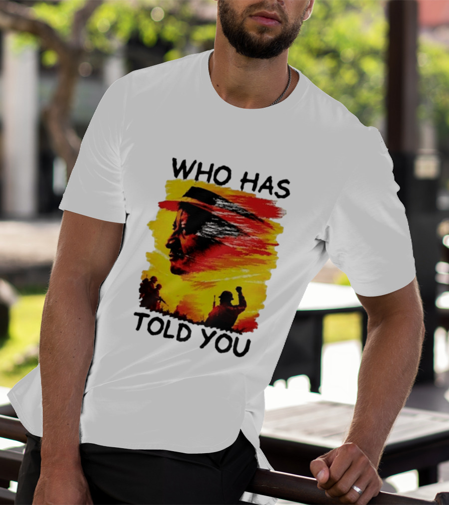 Edwin Sifuna Wears Raila Odinga's Who Has Told You T-Shirt
