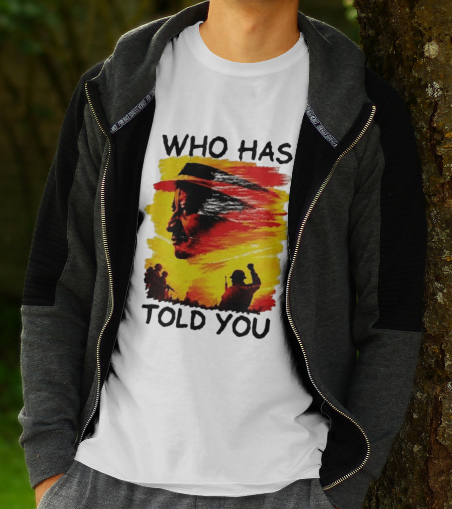 Edwin Sifuna Wears Raila Odinga's Who Has Told You T-Shirt