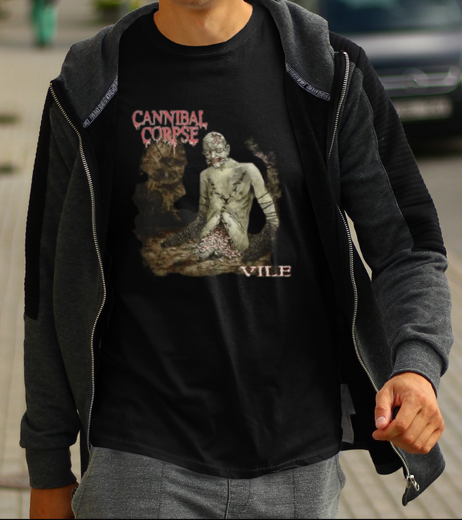Cannibal Corpse Stab Hack Slash Kill Vile Album T-Shirt