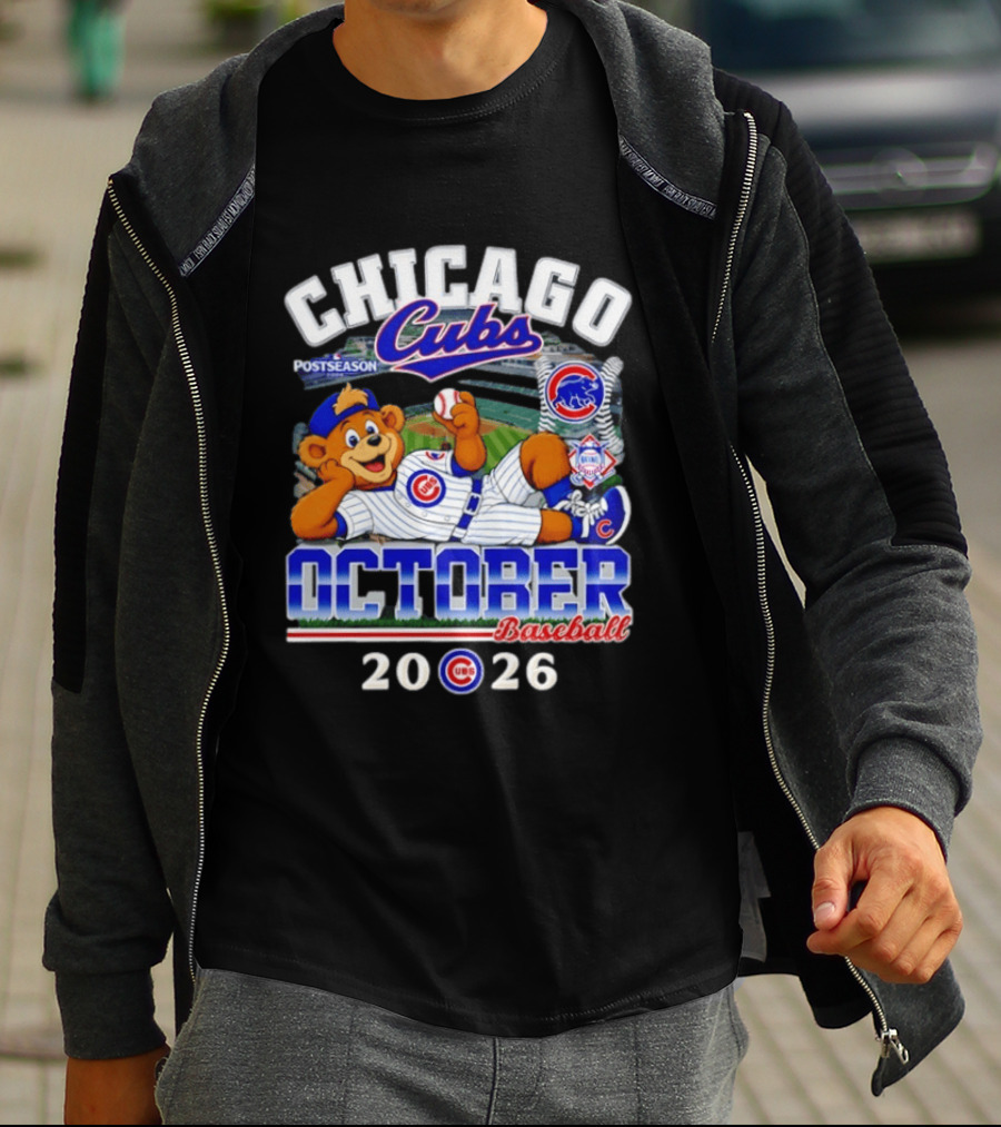 Chicago Cubs 2026 Postseason October Baseball T-Shirt