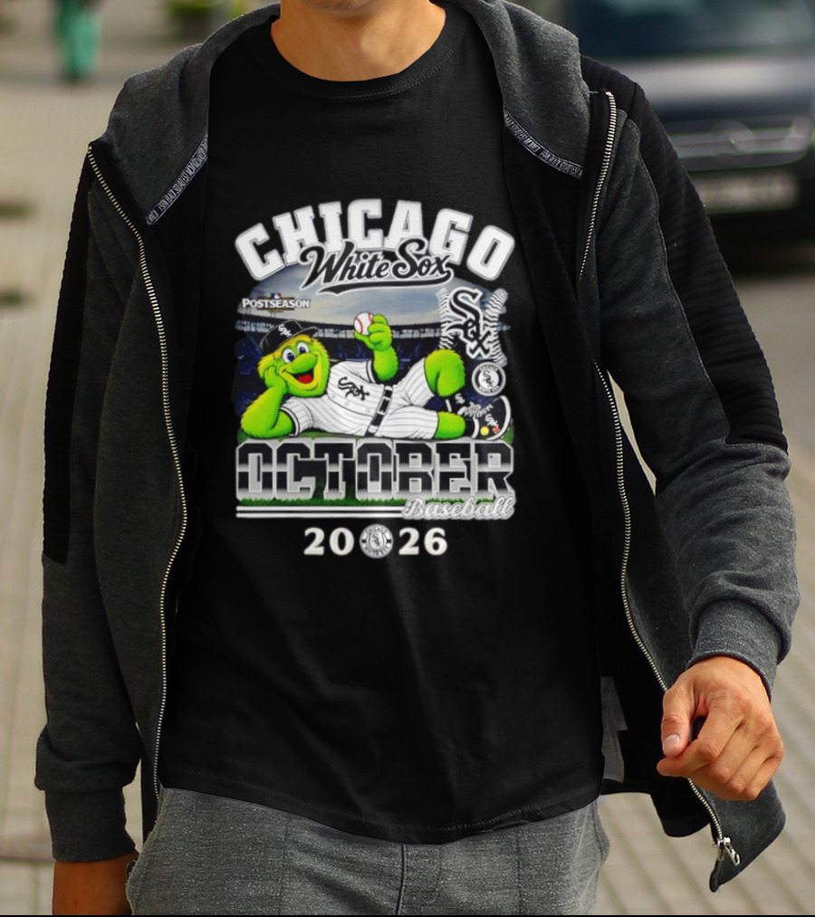Chicago White Sox Southpaw Mascot 2026 MLB Postseason October Baseball T-Shirt