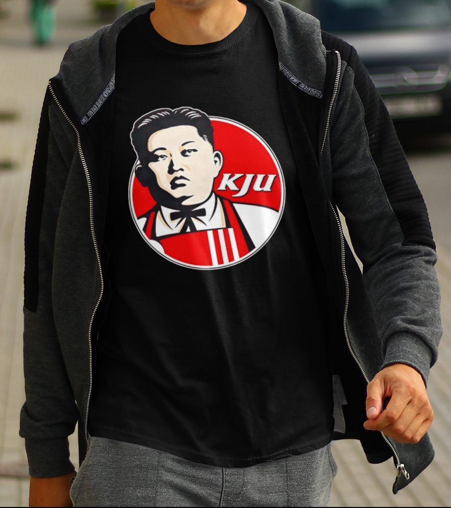 KJU Parody Red Circle Colonel Inspired It's Not KFC T-Shirt