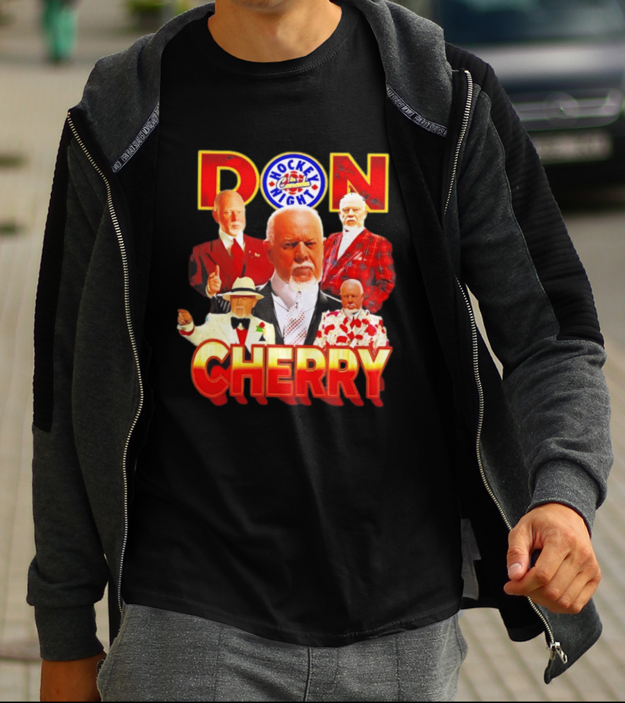 Hockey Night Don Cherry Boston Bruins Bootleg T-Shirt