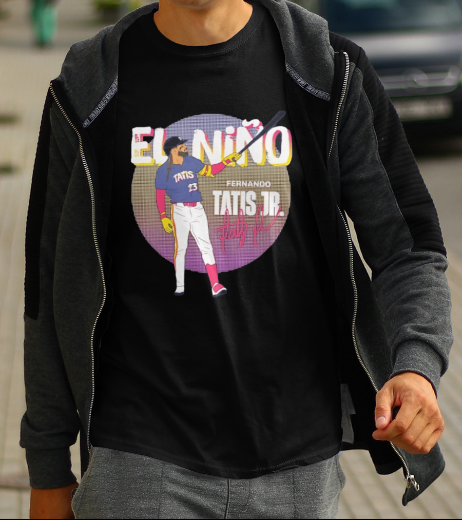 Fernando Tatis Jr. El Niño San Diego Padres Batting T-Shirt