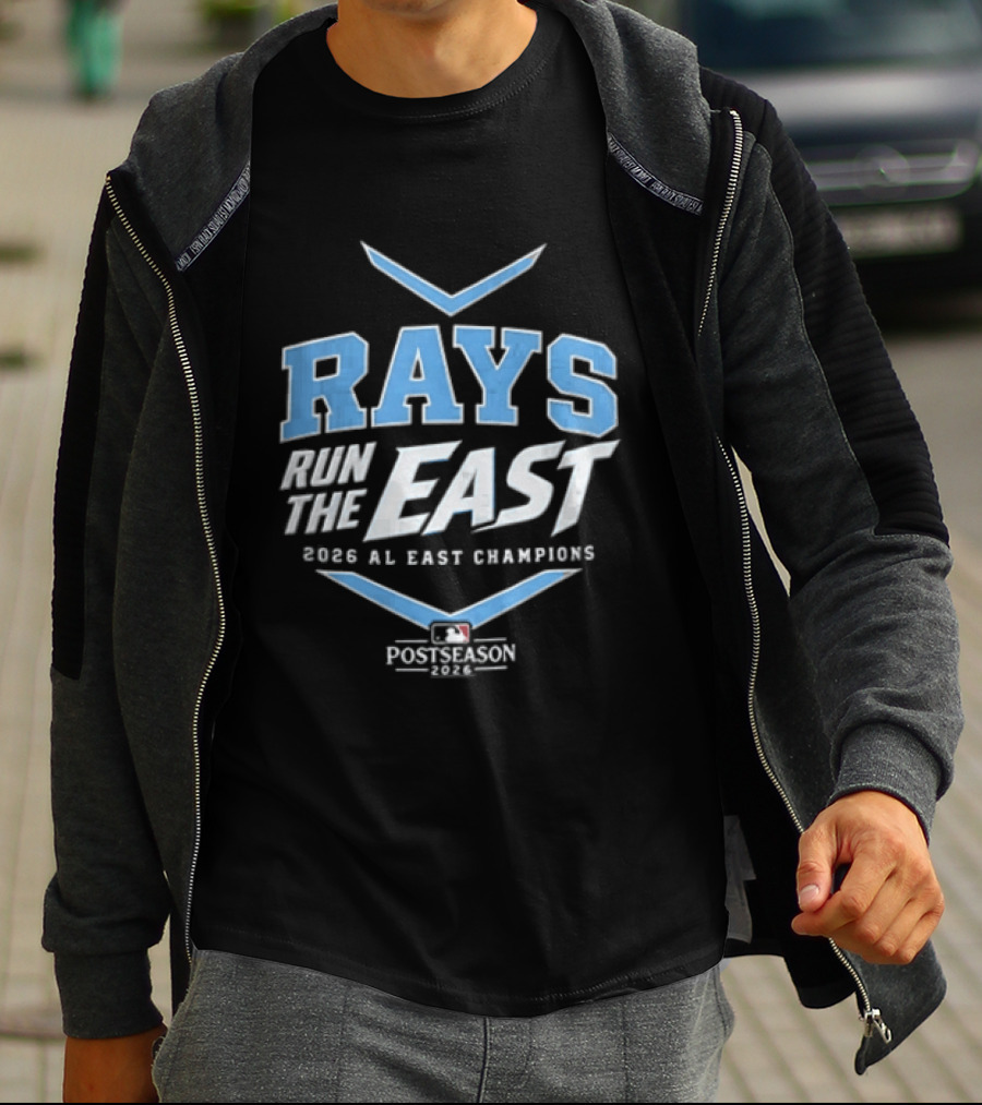 Rays Run The East 2026 AL East Champions Postseason MLB T-Shirt
