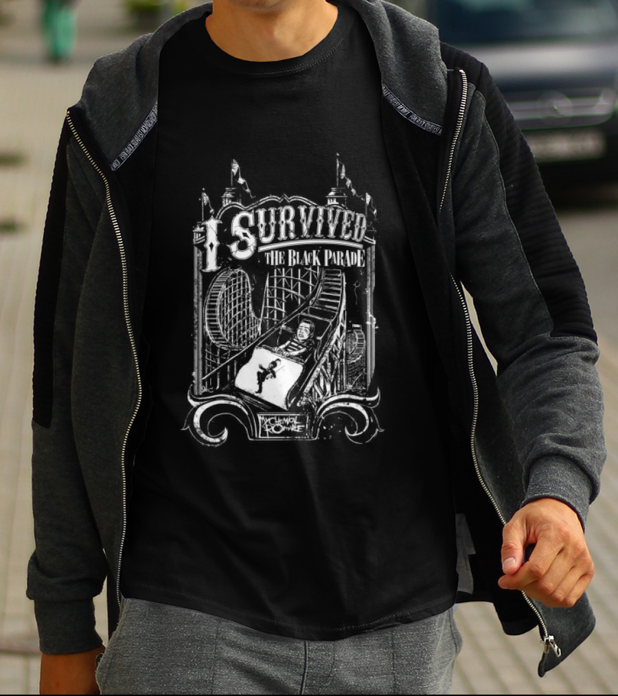 My Chemical Romance I Survived Haunted House T-Shirt