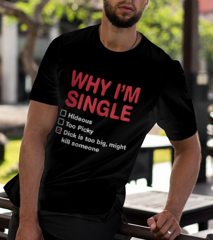 Why I'm Single Hideous Too Picky Just Might Hurt Someone T-Shirt