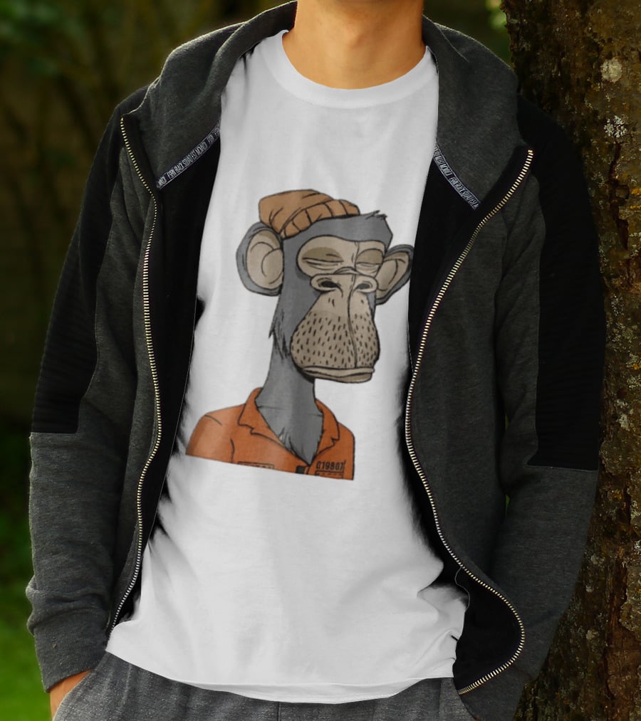 Bored Ape Yacht Club Astronaut Inmate Orange Jumpsuit T-Shirt