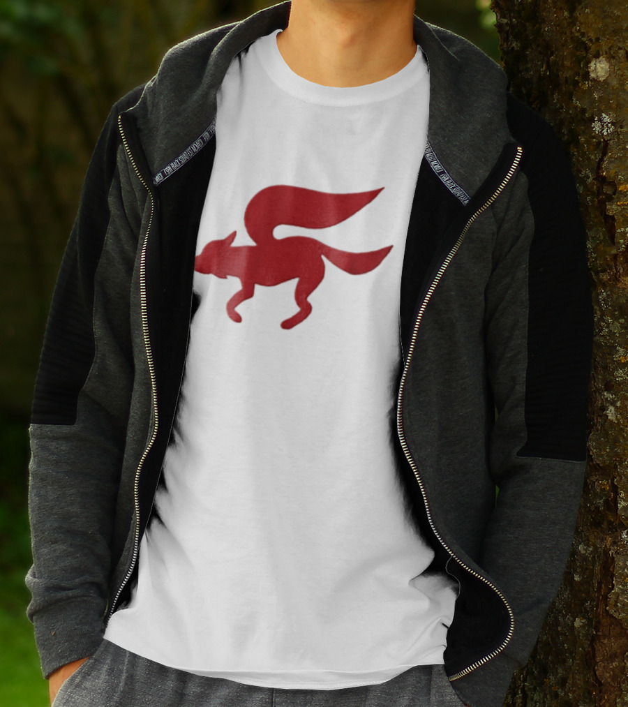 Flying Red Fox Tail Mythical Creature T-Shirt