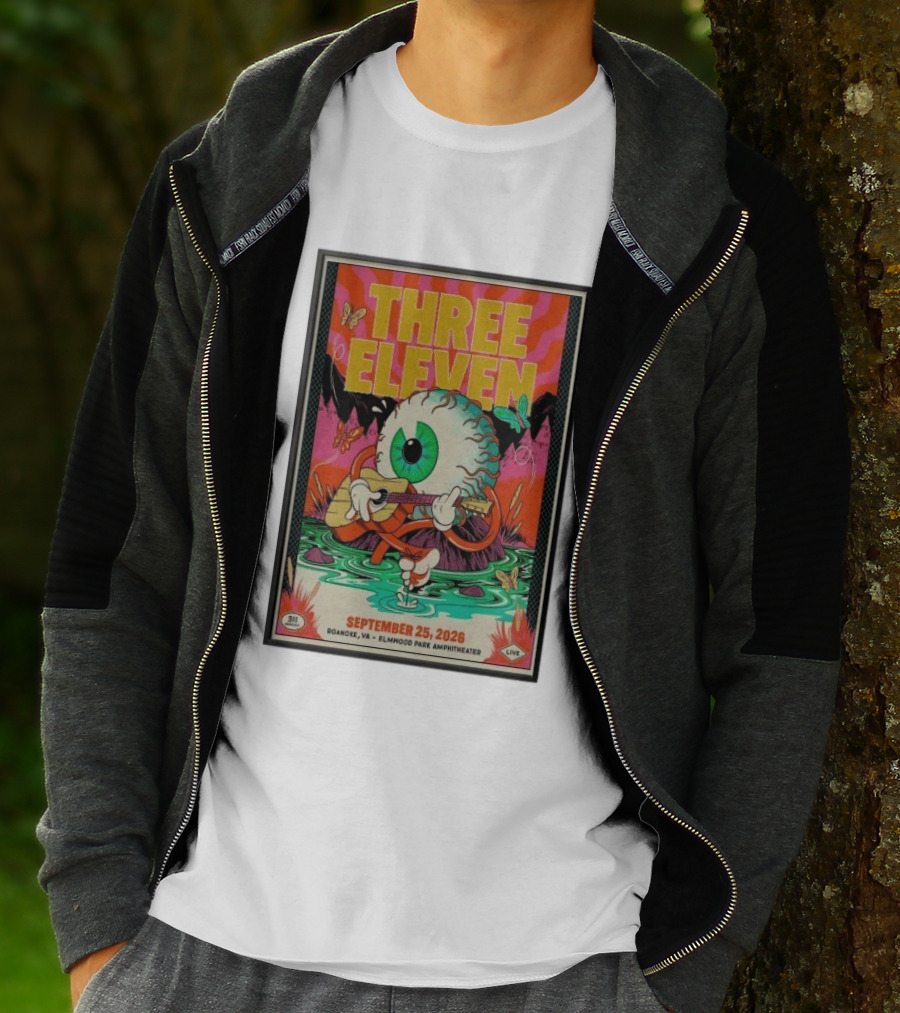Three Eleven 311 September 25 2026 Roanoke VA Elmwood Park Amphitheater T-Shirt