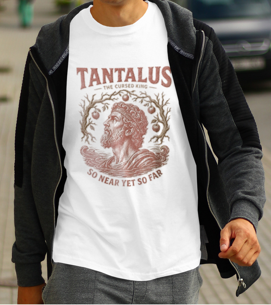 Tantalus The Cursed King So Near Yet So Far Myth Greek Legend T-Shirt