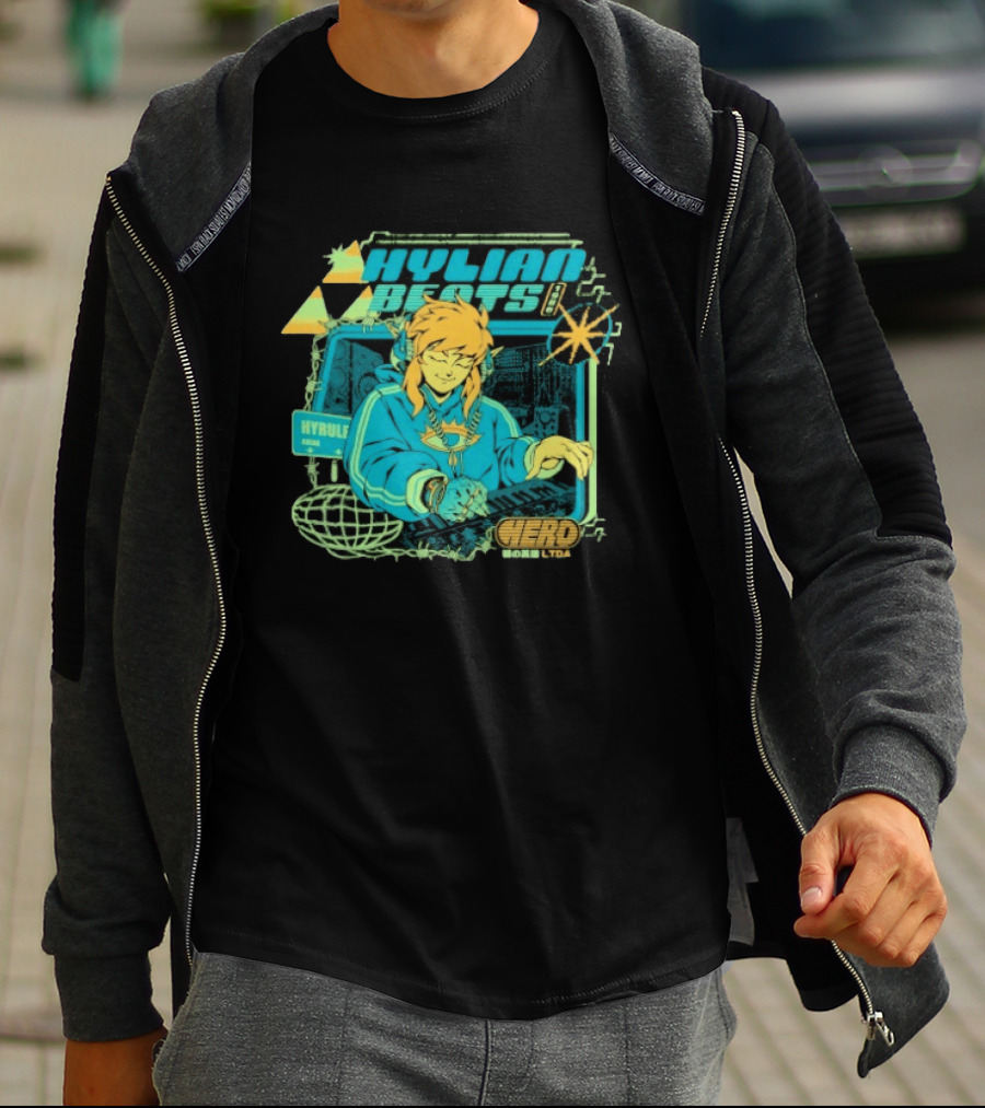 Heroic Hylian Beats Hyrule Arena Worldwide T-Shirt