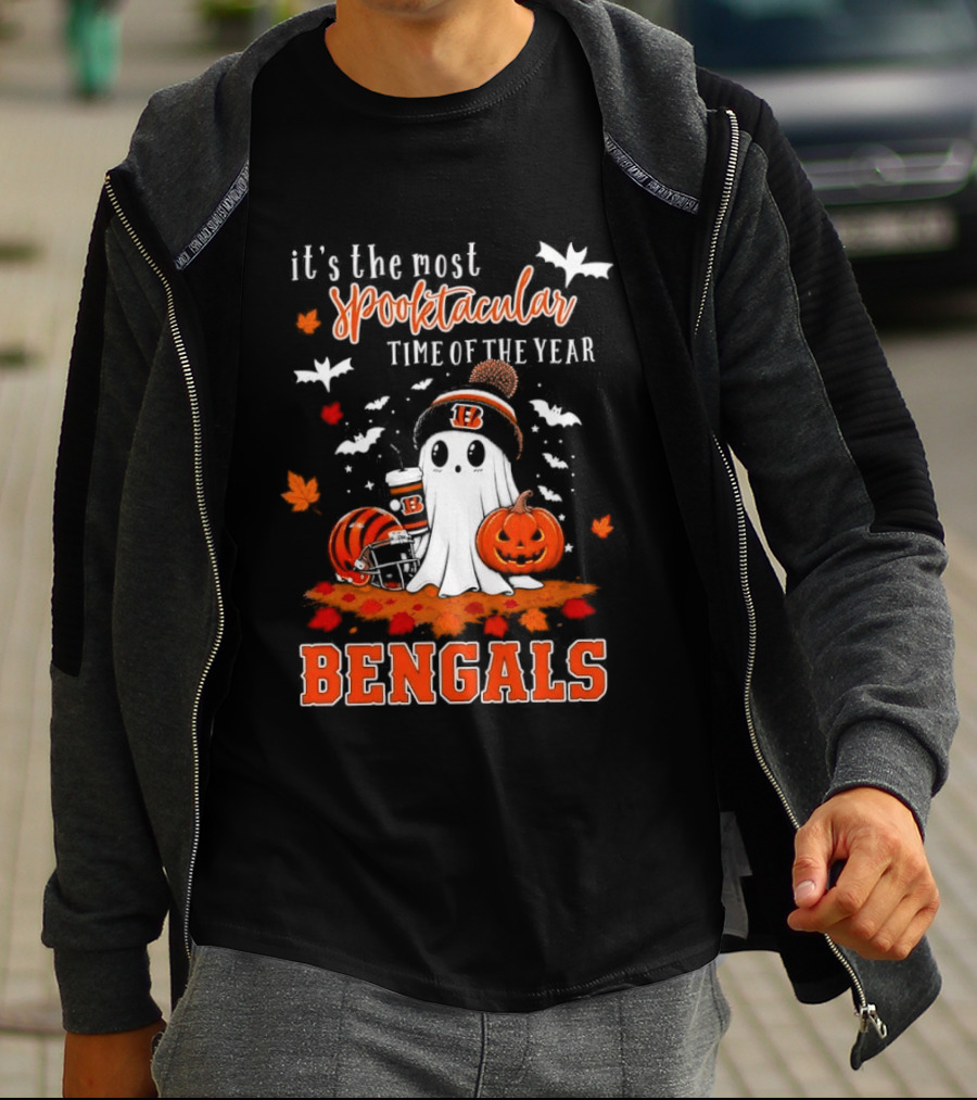 It's The Most Spooktacular Time Of The Year Bengals Halloween T-Shirt