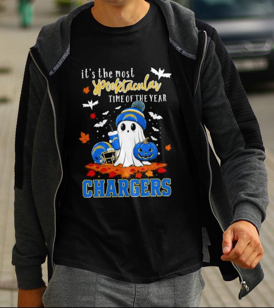 It's The Most Spooktacular Time Of The Year Los Angeles Chargers Halloween T-Shirt