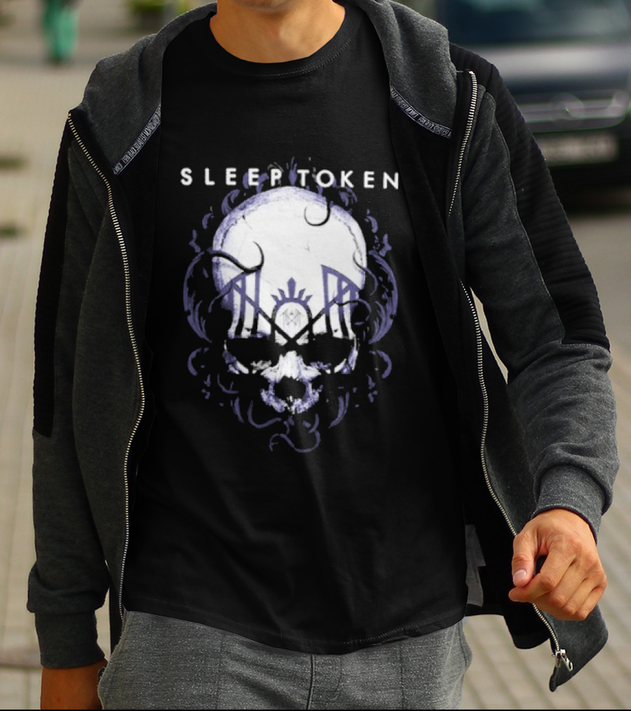 Sleep Token Skull With Crown And Mask T-Shirt