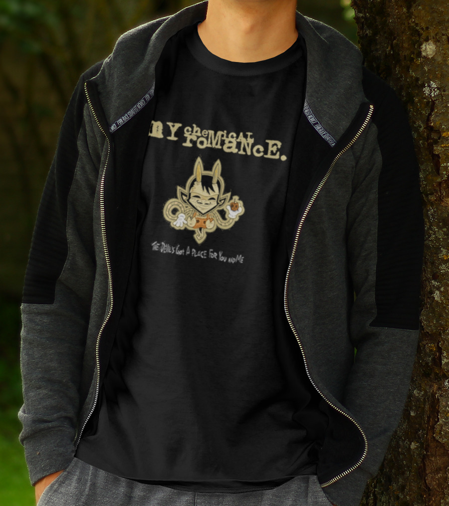 My Chemical Romance Devlish Cute Bat Coffee Devil Original T-Shirt