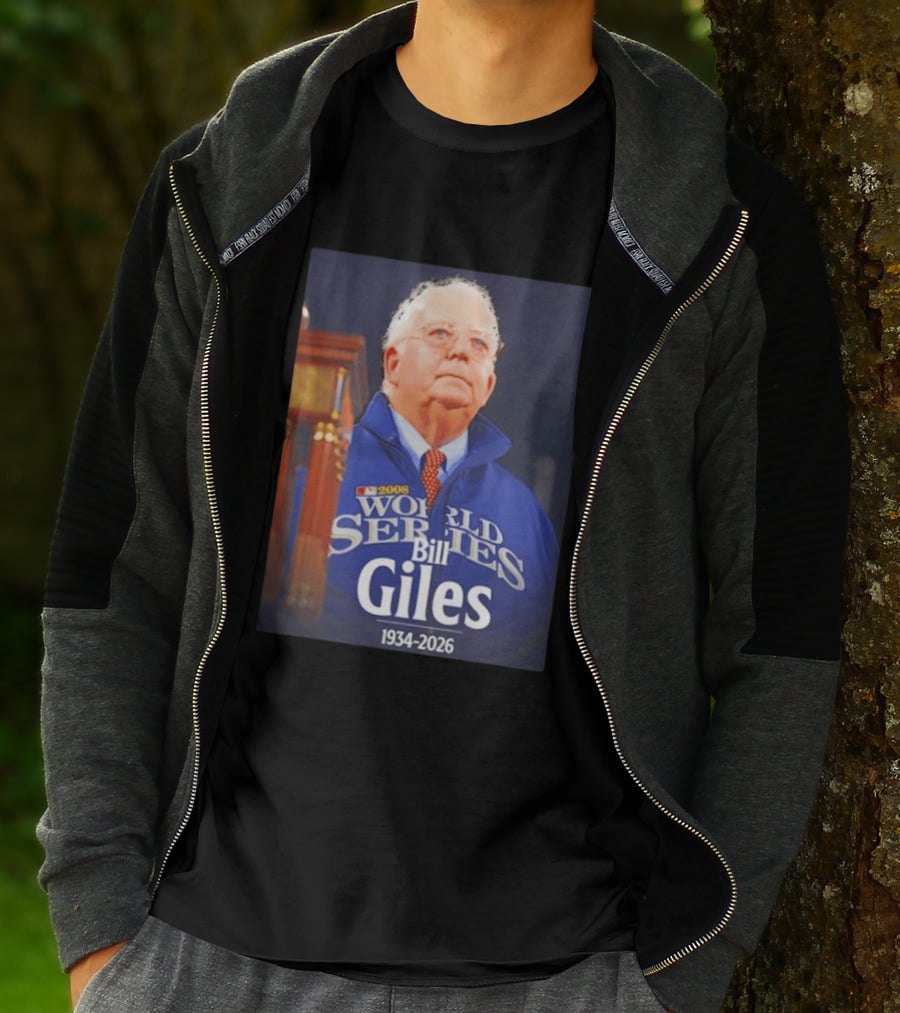 2008 World Series Bill Giles 1934 2026 T-Shirt