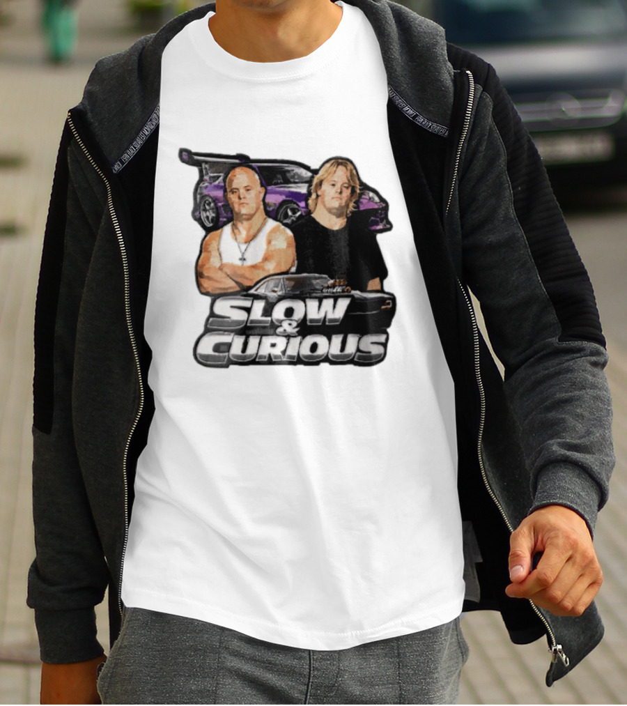 Slow & Curious Duo With Sports Cars And Menacing Muscle Cars T-Shirt